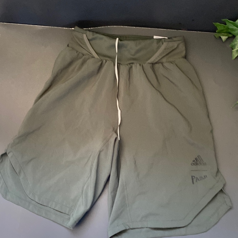 Adidas parley shorts olive green